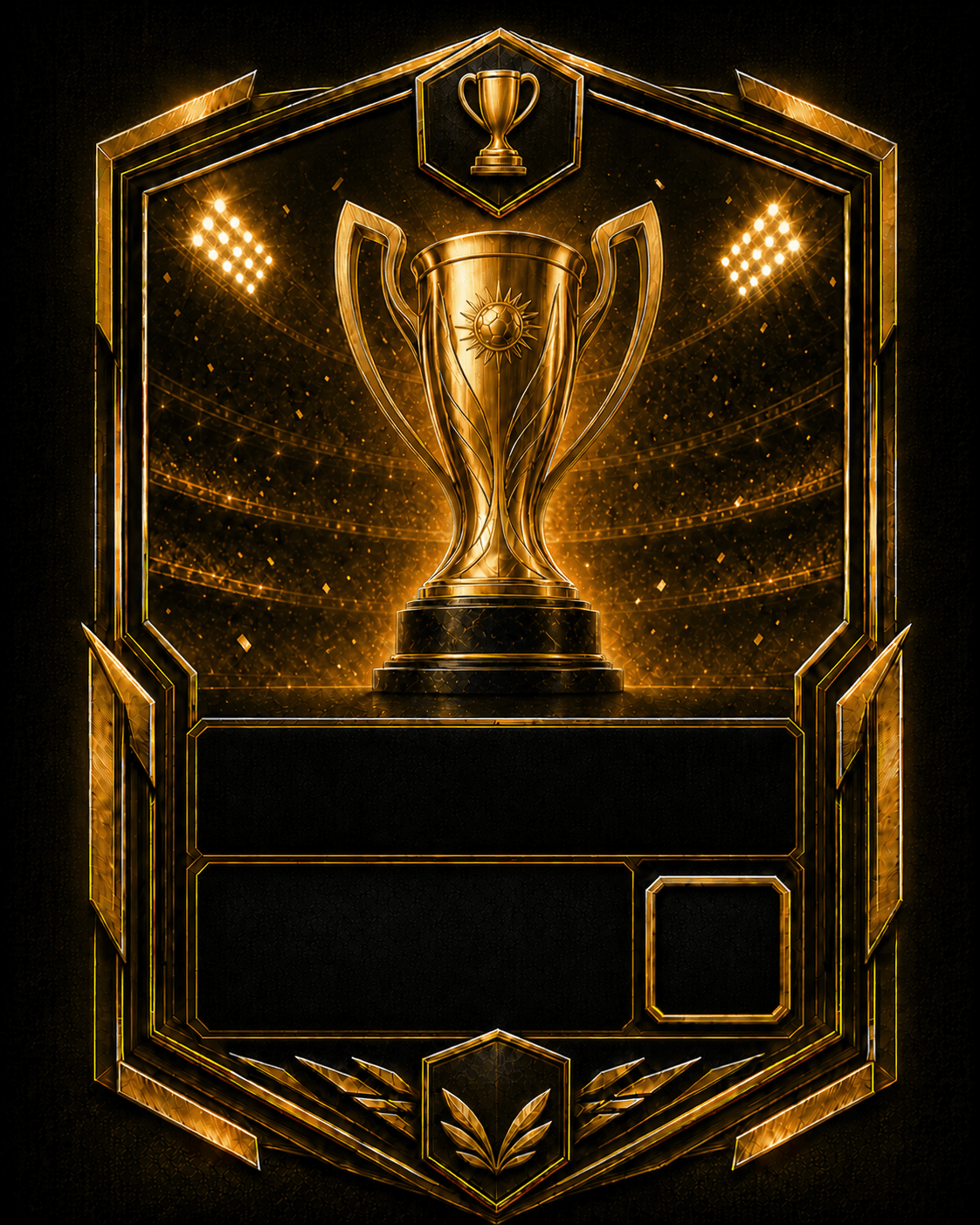 Carta de premiação: Campeão