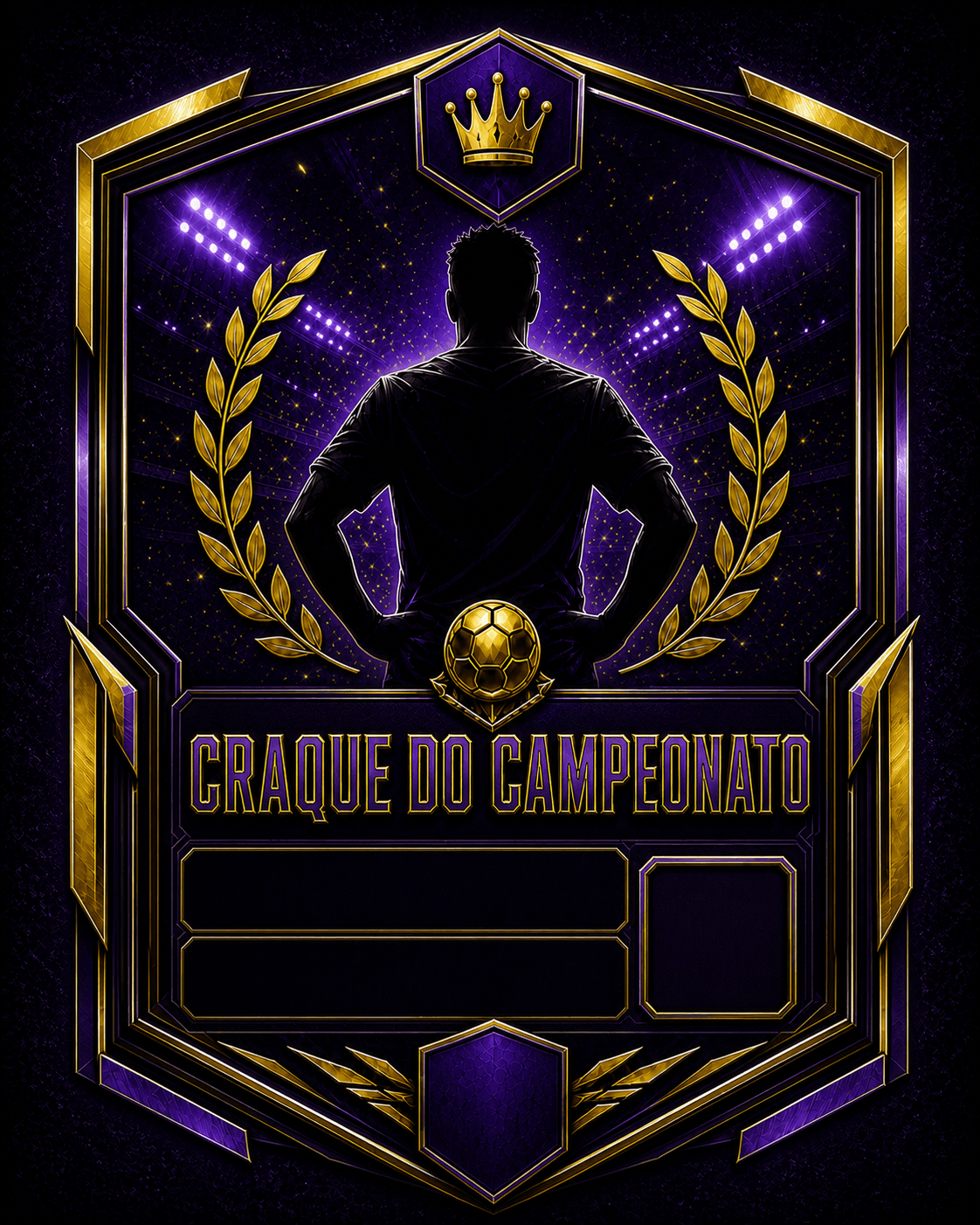 Carta de premiação: Craque